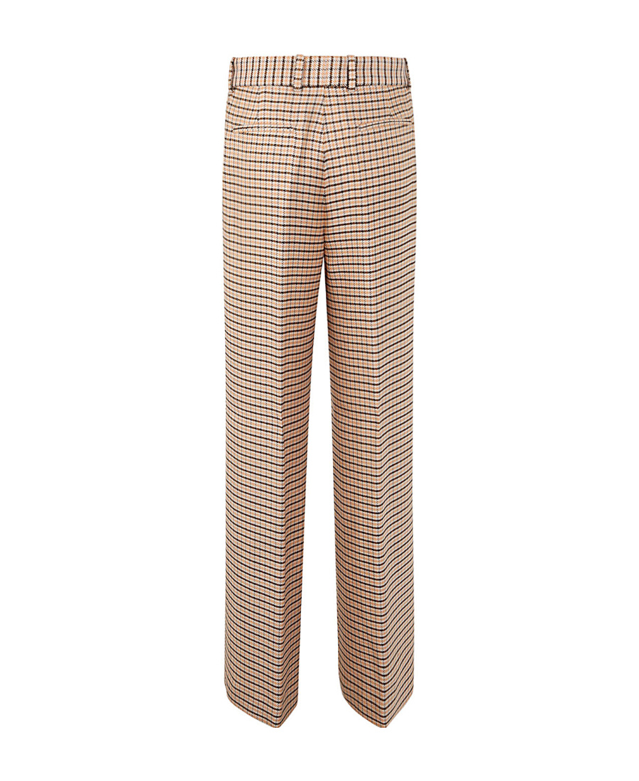 LANVIN LANVIN CHECKED STRAIGHT-LEG PANTS 