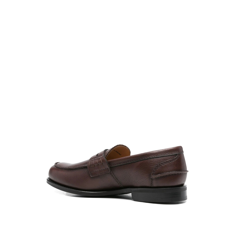 Church's Pembrey Penny Leather Loafers In Brown