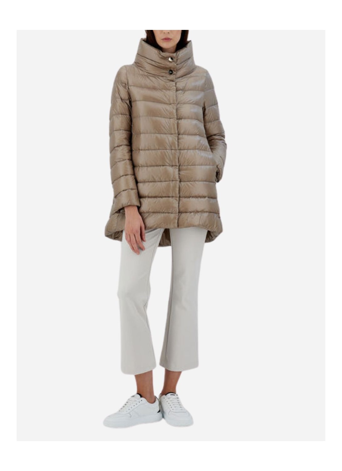 Herno Long-sleeved Cotton Clothes In Nude