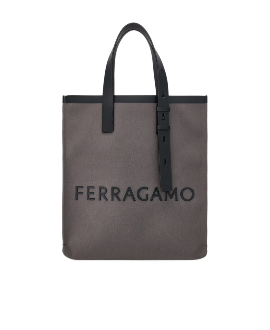 FERRAGAMO TOP DUAL-HANDLE HANDBAG