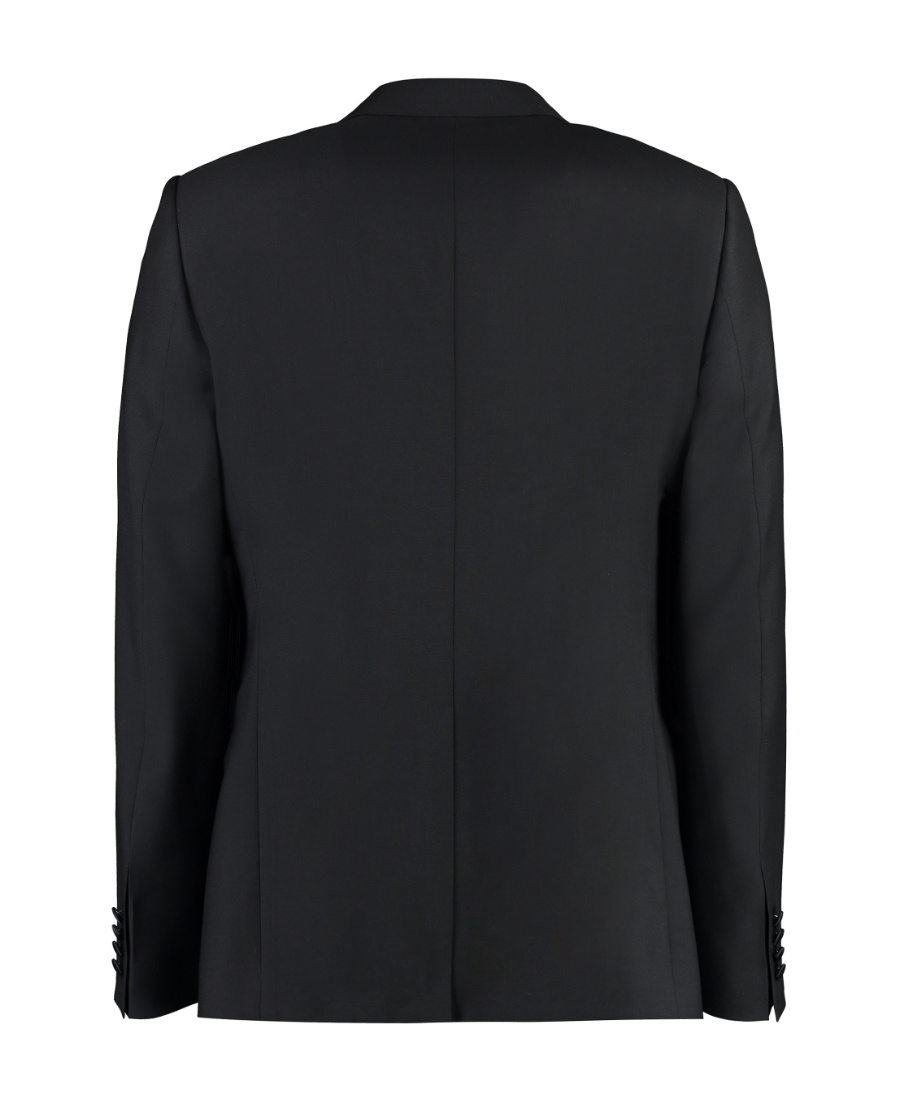 Dolce & Gabbana Three-piece Suit In Wool And Silk In Black