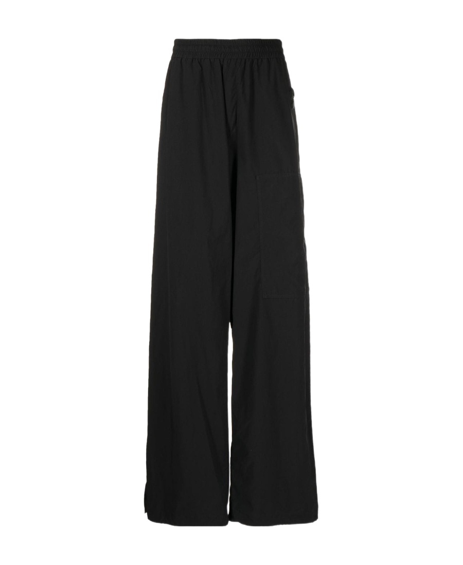 Off-white Logo Patch Track Pants In Black