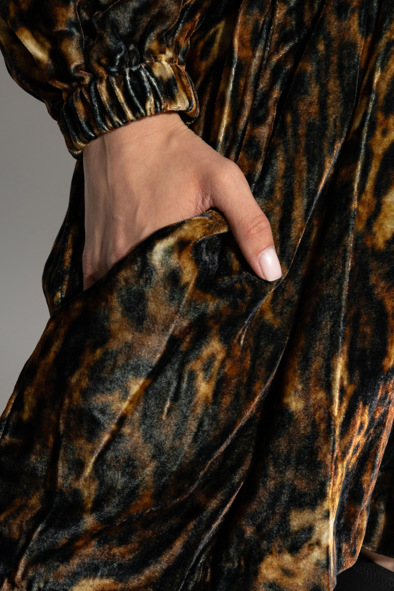 ISABEL MARANT ISABEL MARANT LASSIE TIGER PRINTED ELASTICATED WAIST DRESS 