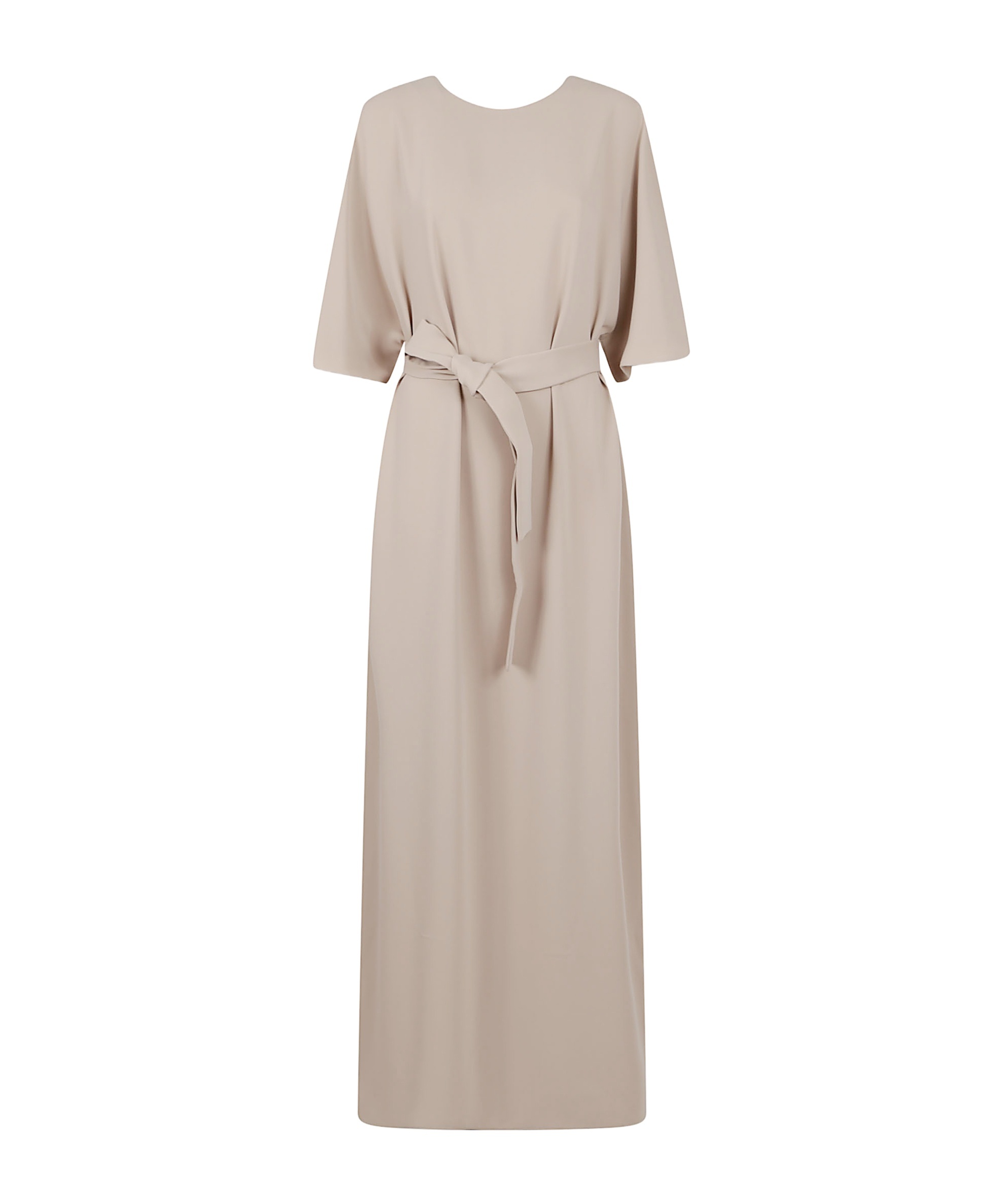 P.a.r.o.s.h Parosh Relaxed Fit Long Cady Dress With Keyhole Detail
