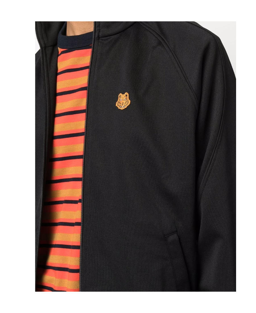 Kenzo Tiger Head Motif Sweatshirt In Black