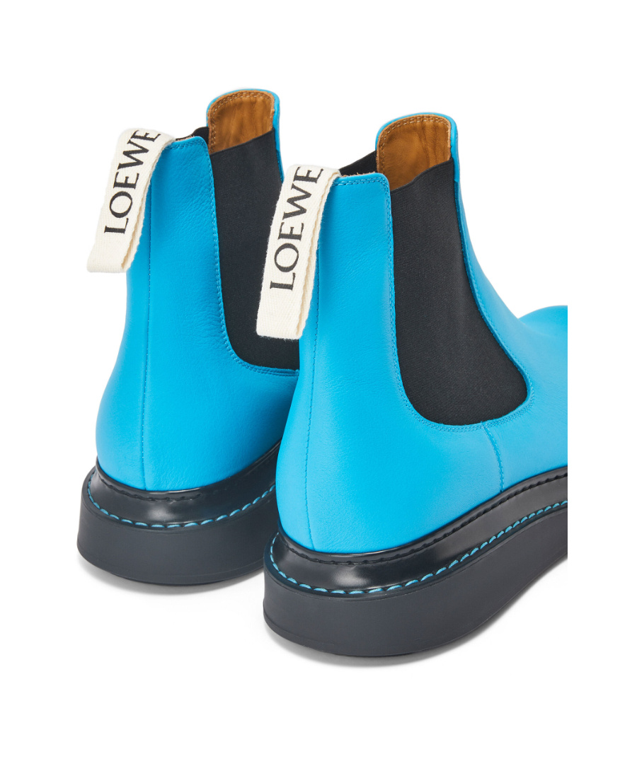Loewe Logo Details Chelsea Boots In Black
