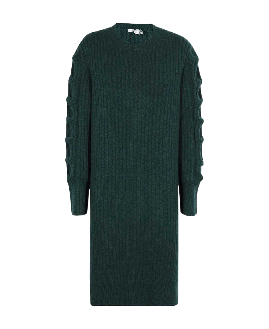 Stella Mccartney Logo Sweater In Green