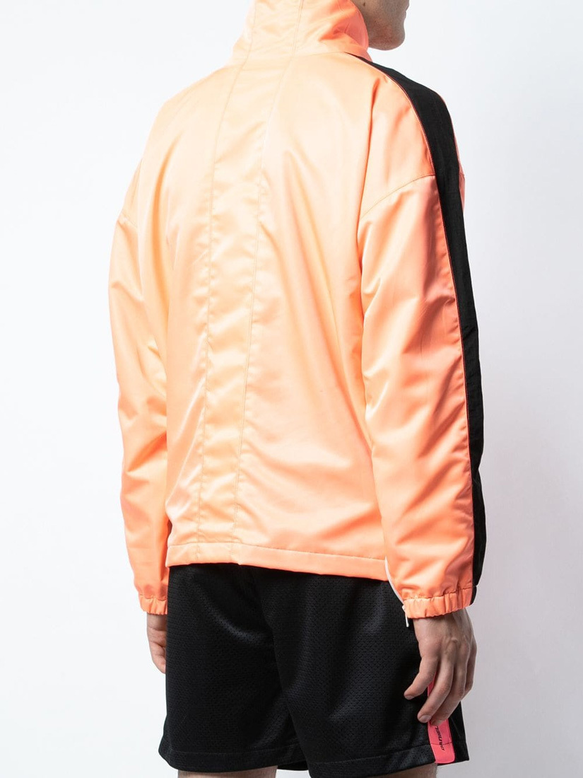 Daniel Patrick Logo Spliced Casual Jacket In Black
