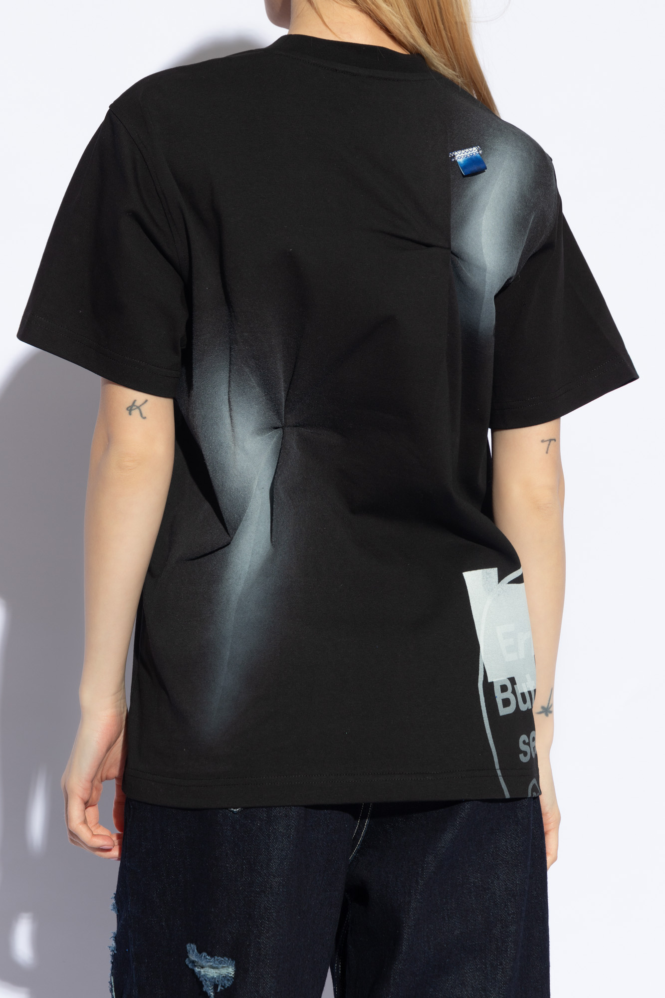 Ader Error Short-sleeved T-shirt In Black