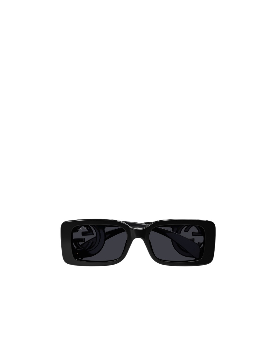 Gucci Chaise-longue Logo Sunglasses In Black