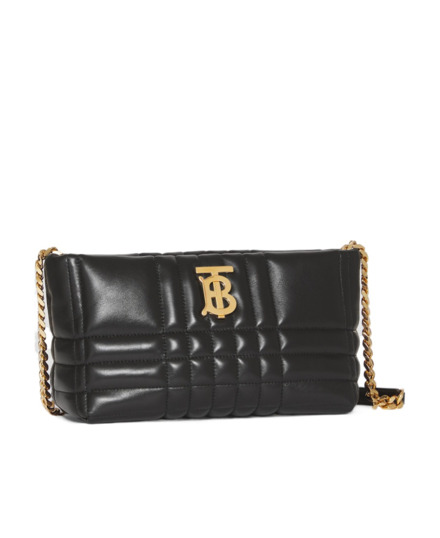 Burberry Lola Quilted Small Cross-body Bag In Black