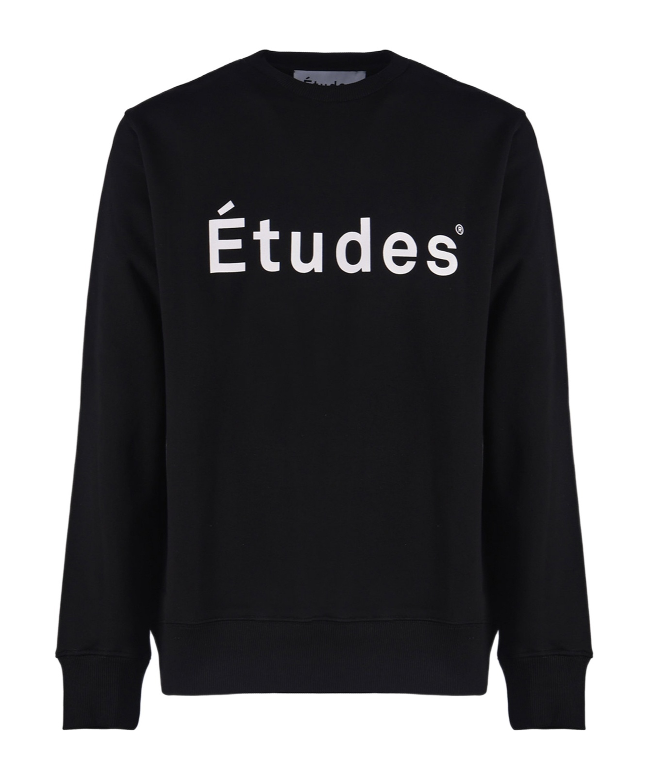 Etudes Studio Logo-print Organic-cotton Sweatshirt In Black