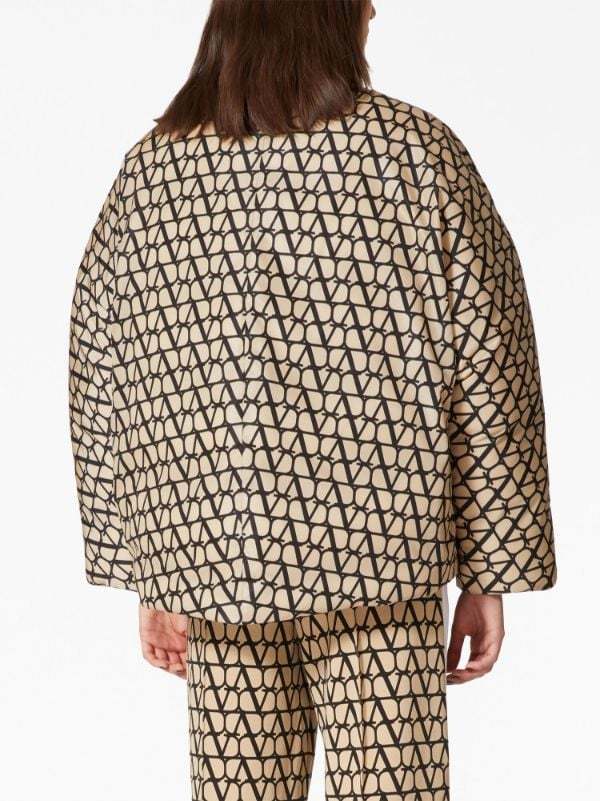 VALENTINO TOILE ICONOGRAPHE NYLON DOWN JACKET