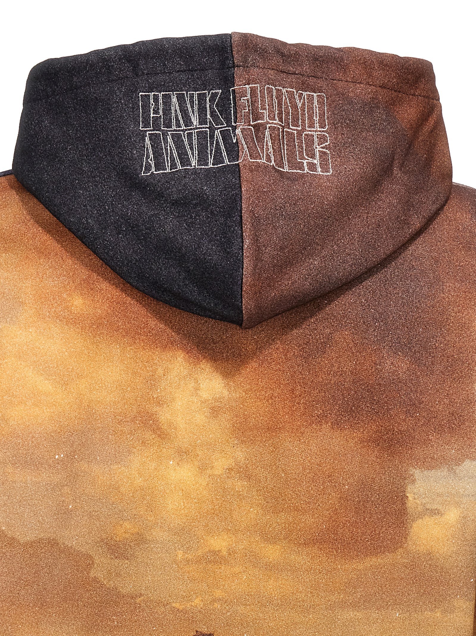 Undercover Pink Floyd Animals All Over Print Hoodie In Multicolor