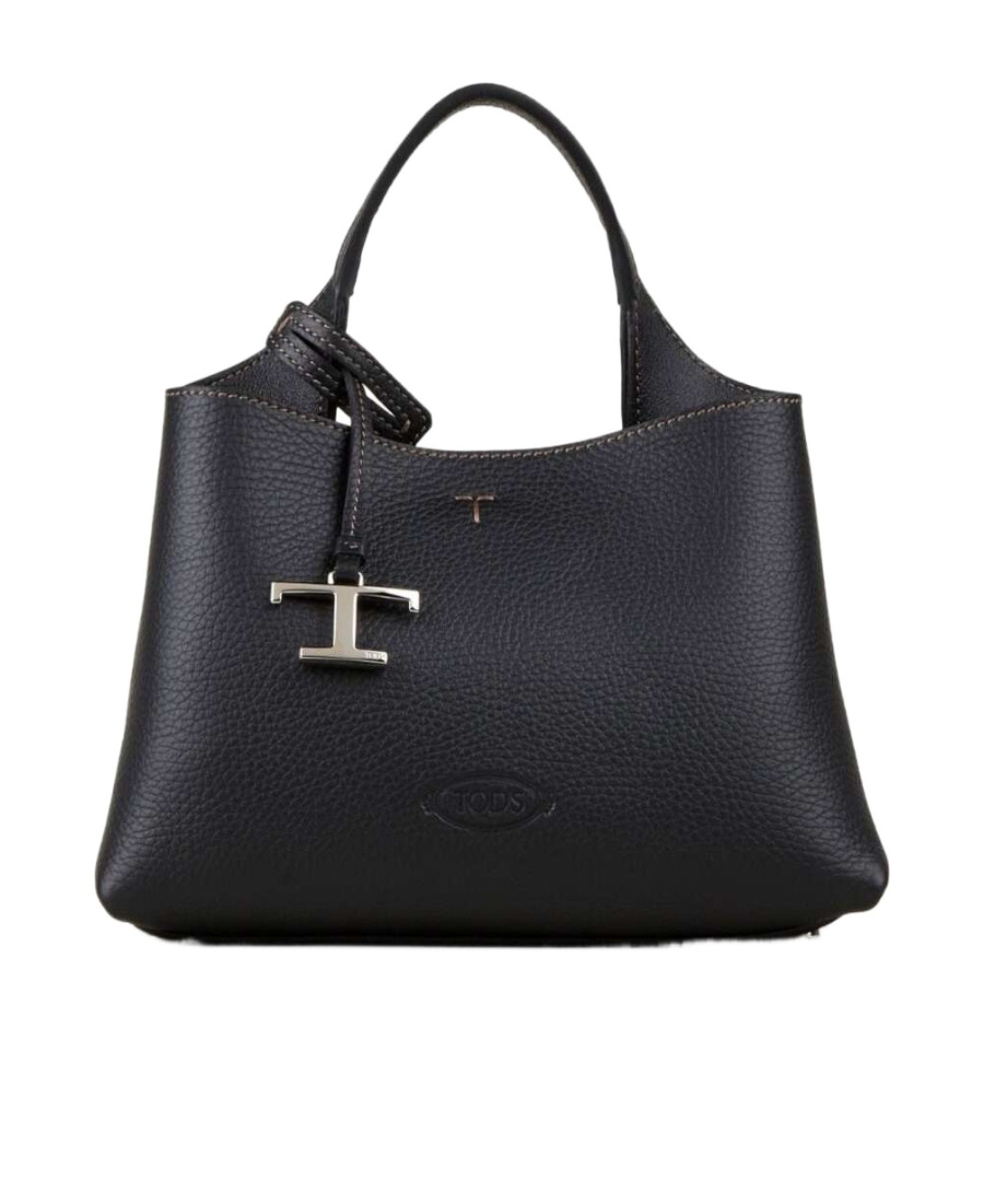 Tod's Women Micro T Timeless Handbag In Black