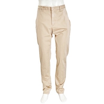 Zegna Wool Chino Pants Featuring Pockets In Nude