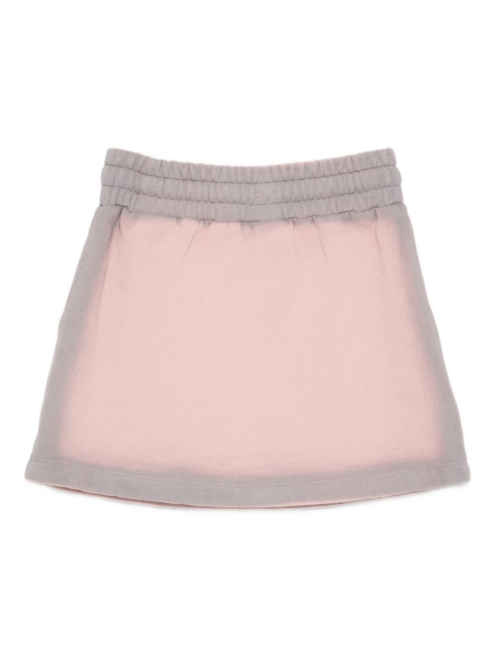 Off-white Drawstring-waist Logo-print Skirt In Pink