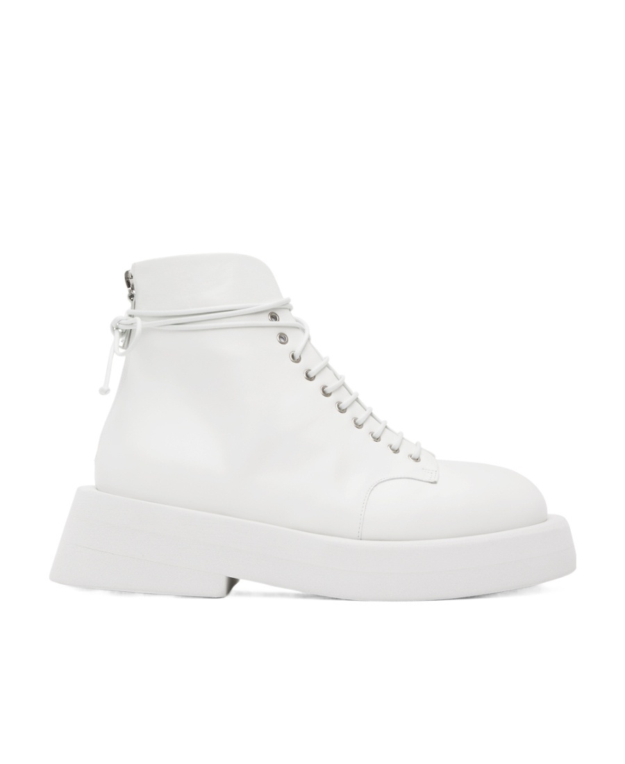 Marsèll White Gomme Gommellone Boots In White