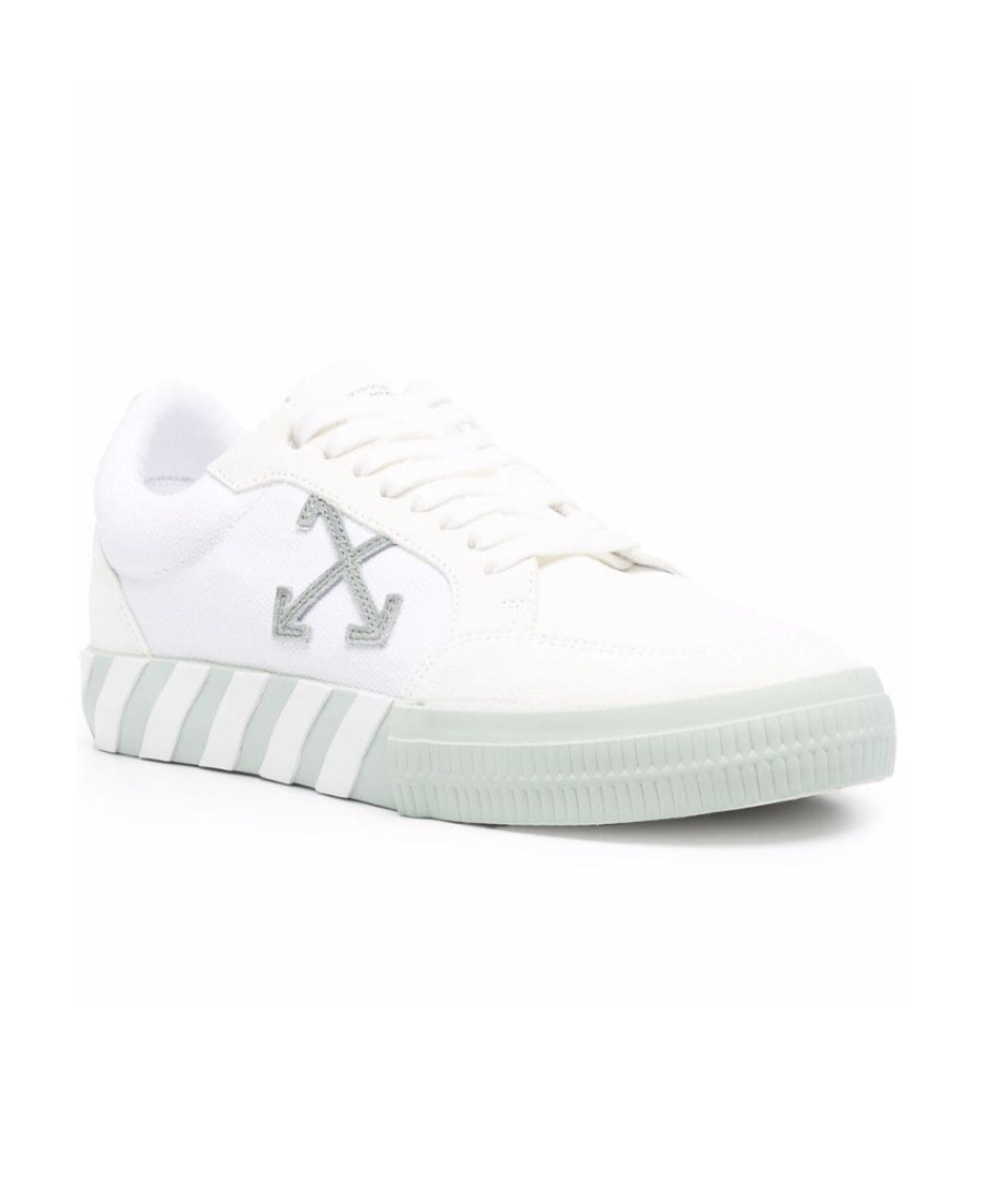 Off-white Low-top Vulcanized Sneakers In White