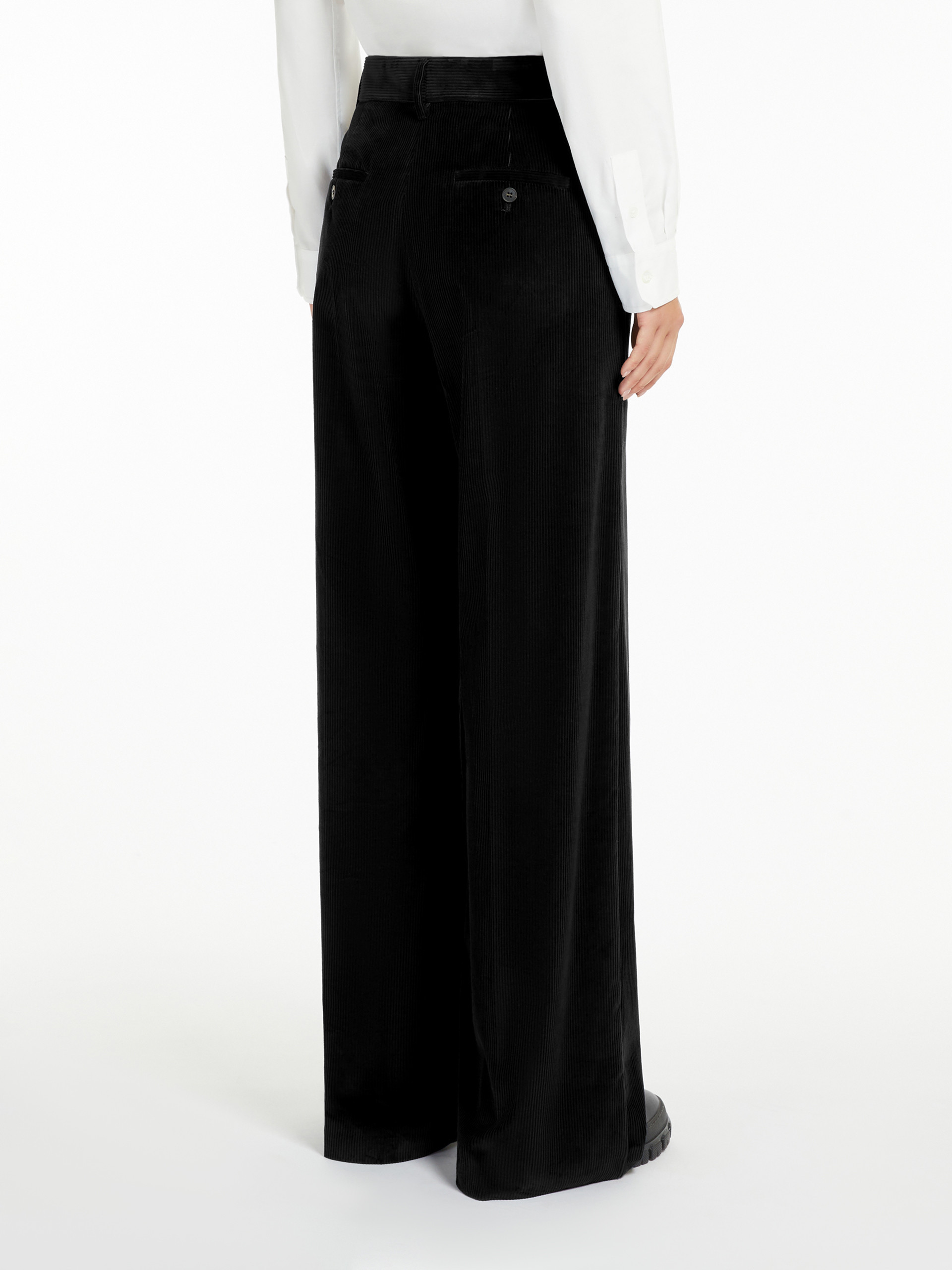 Weekend Max Mara Belt-loop Casual Pants In Black