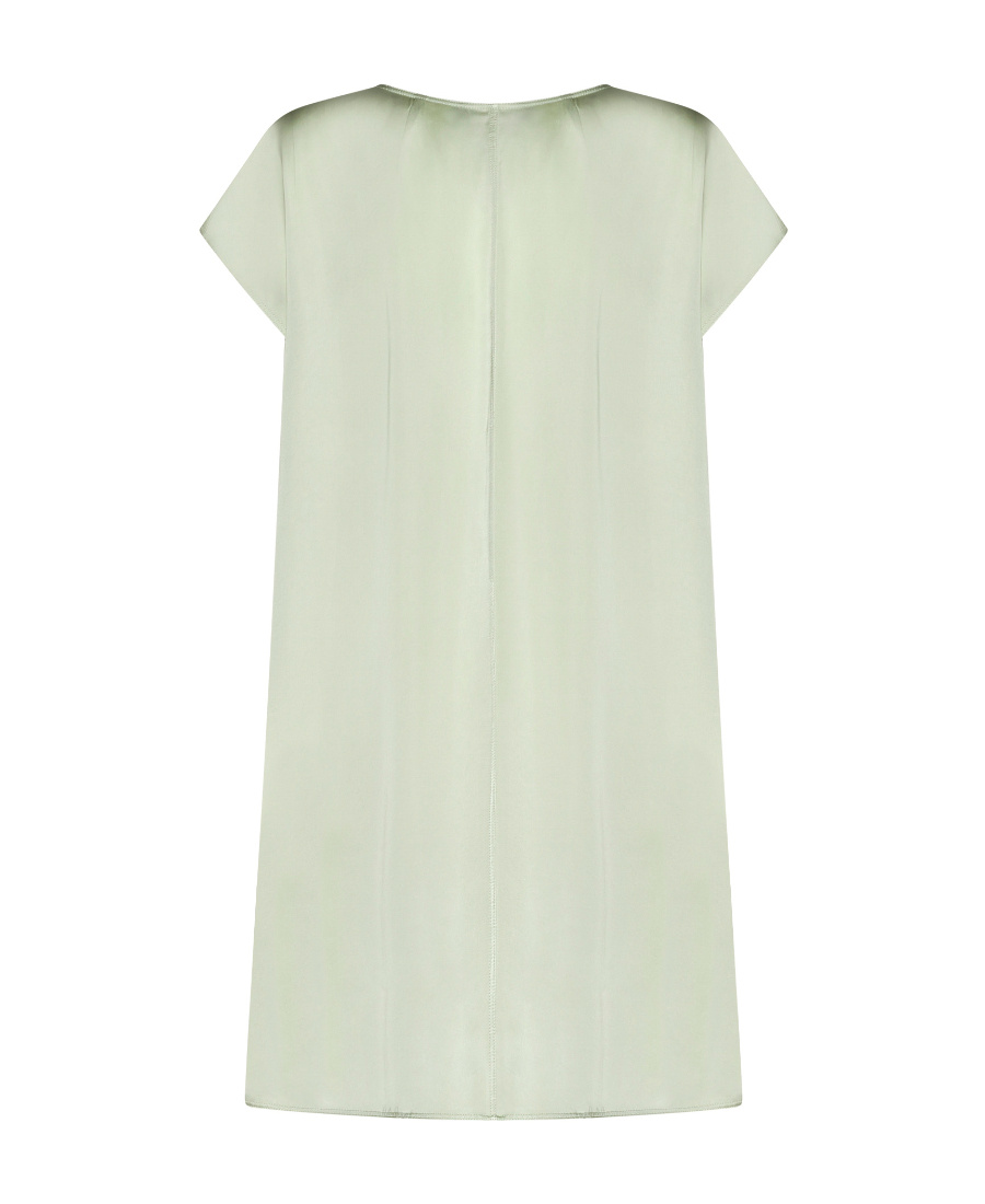 Shop Fabiana Filippi Beaded Satin Tunic In White