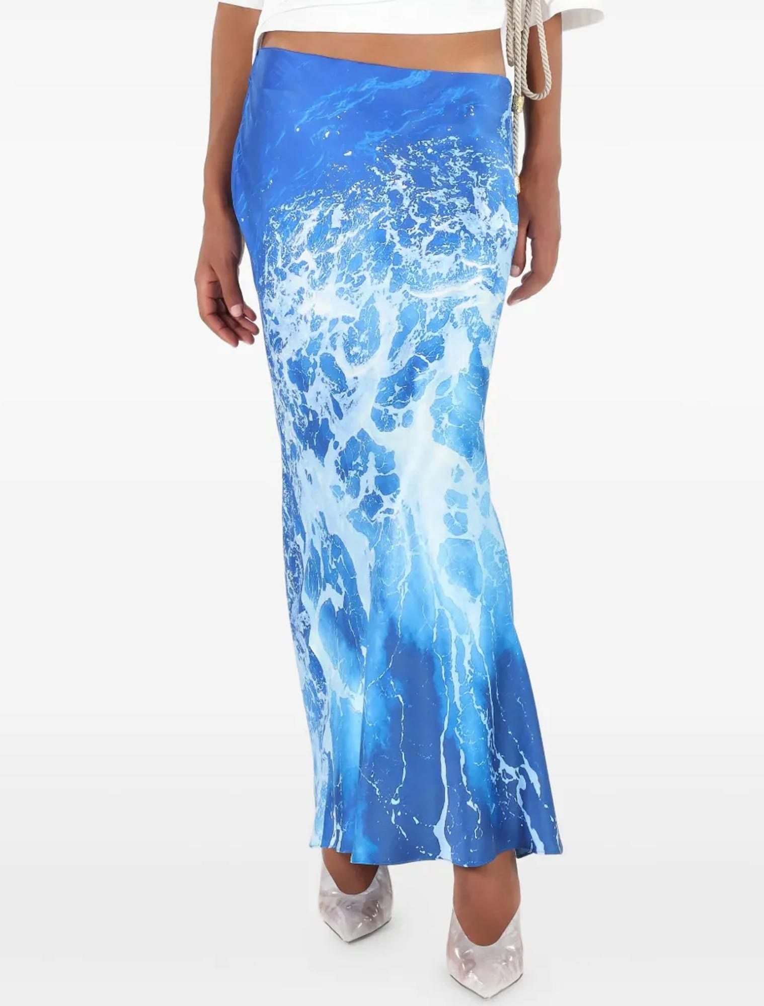 Roberto Cavalli Rock Mit Stretto Di Messina Print