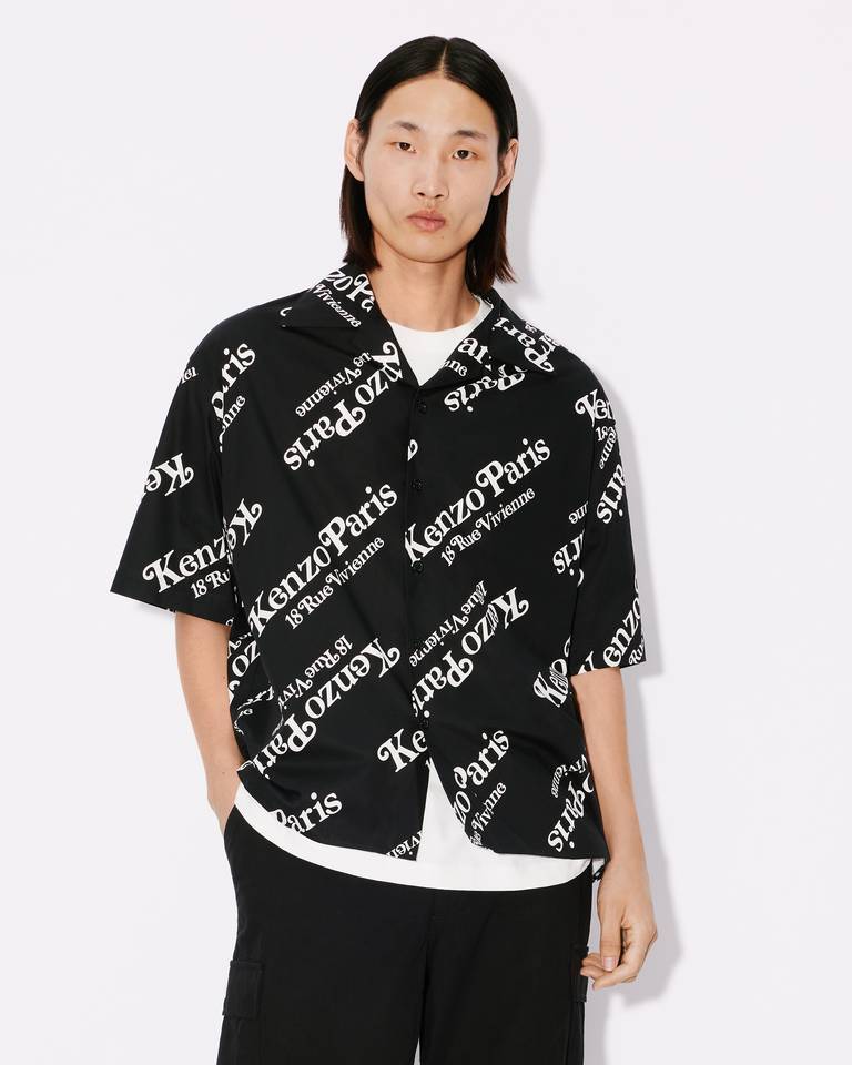 KENZO KENZO MONOGRAM PRINTED BUTTONED SHIRT