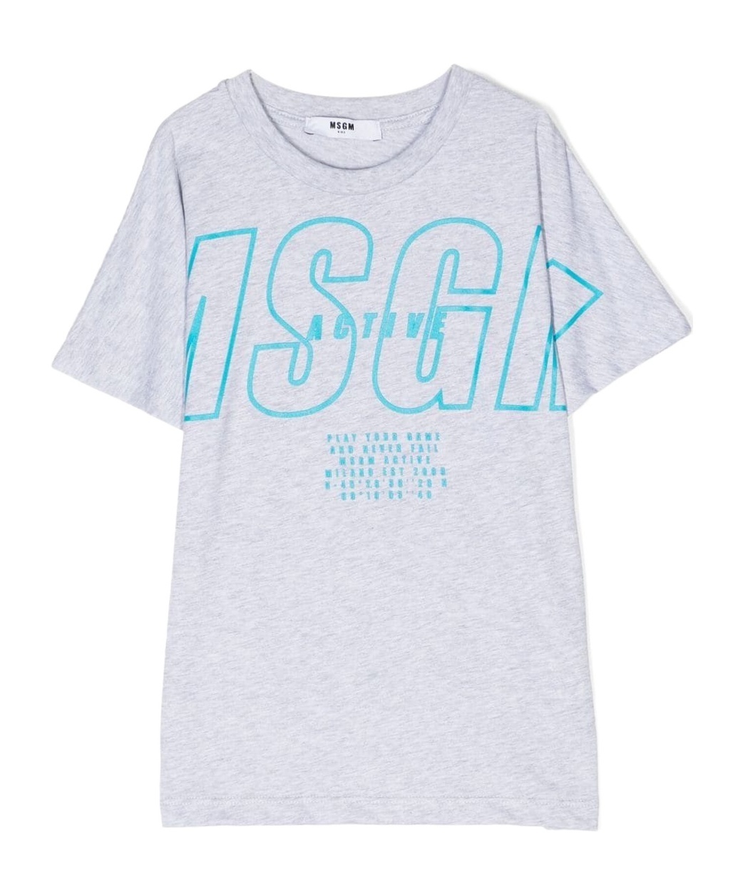 Msgm Logo-print Short-sleeve T-shirt In White