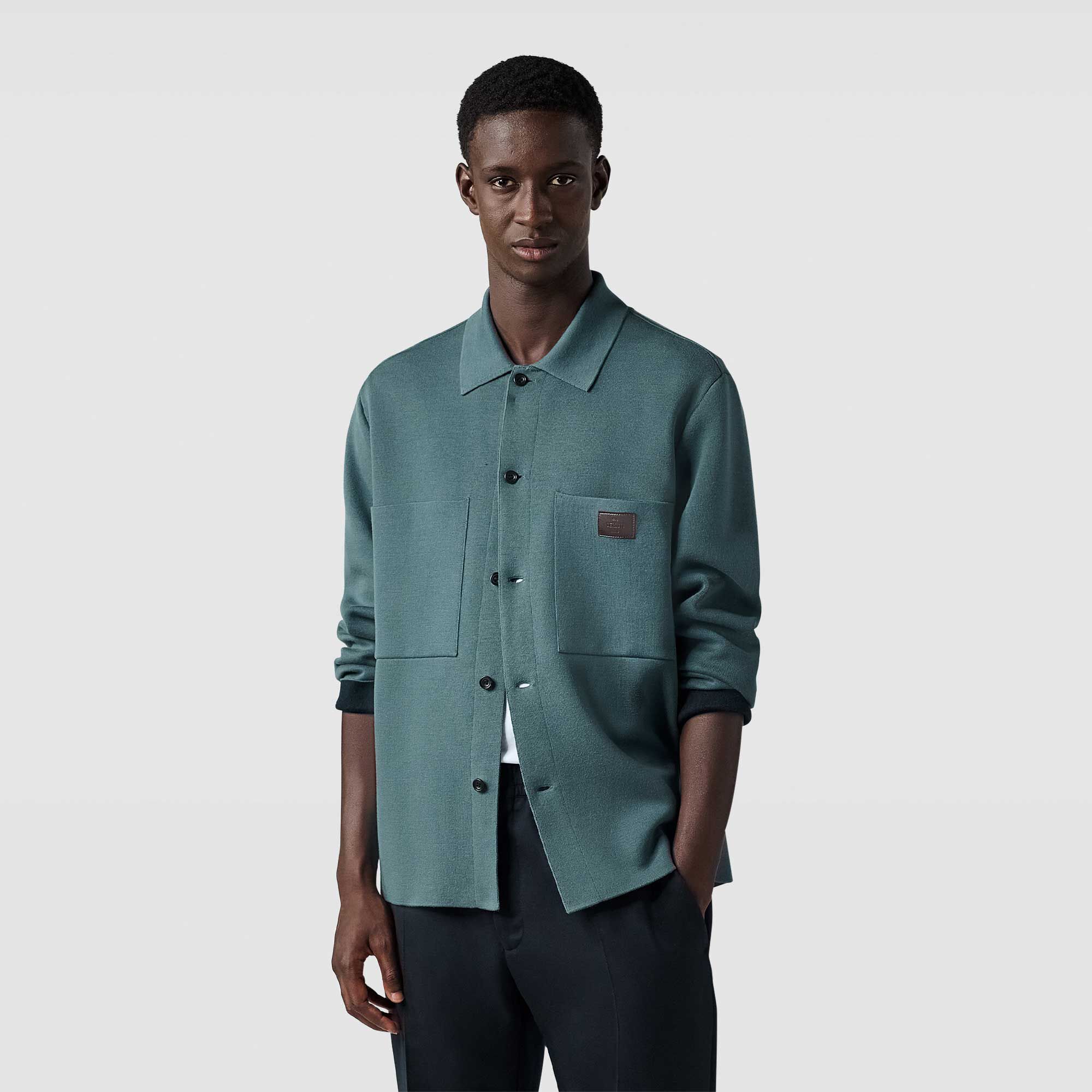 Berluti Logo Sweater In Blue