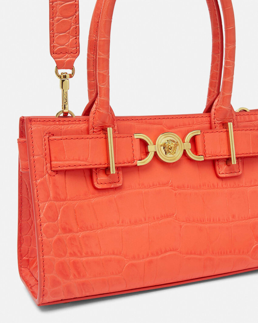 Versace Small Medusa '95 Tote Bag In Red
