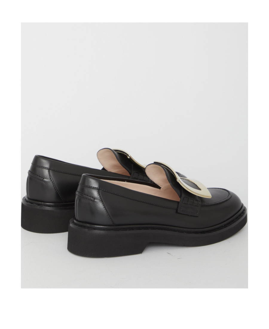 Roger Vivier Viv Rangers Met Buc 25 Loafers In Black