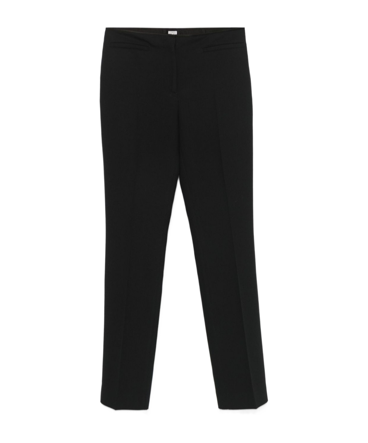 Totême Low-rise Stovepipe Trousers In Black