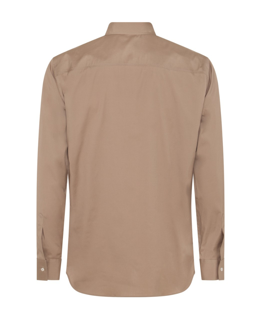 Dsquared2 Logo-print Cotton Shirt In Nude