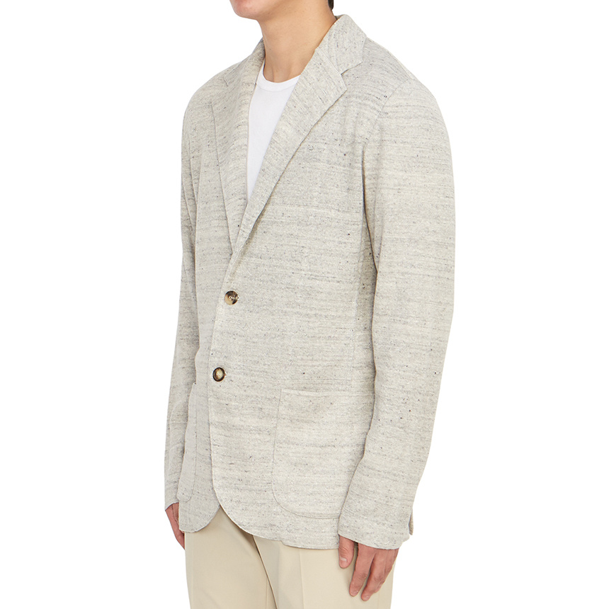 Lardini Long-sleeved Casual Jacket In White