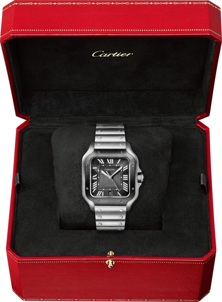 Cartier Steel Adlc Santos De Watch