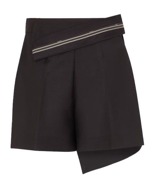 Fendi Woman Beige Shirts In Black