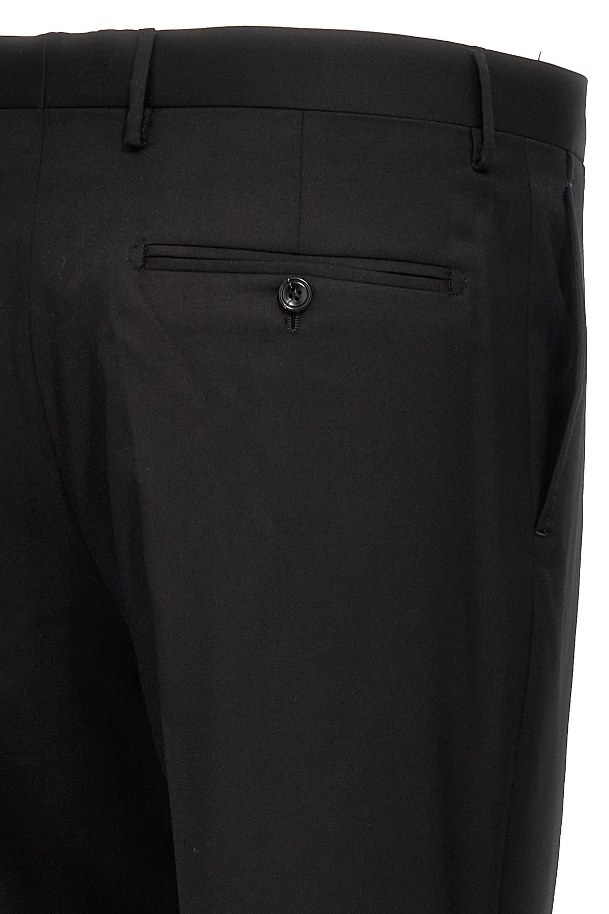 Tagliatore Naples Suit With Double Breasted Jacket In Black