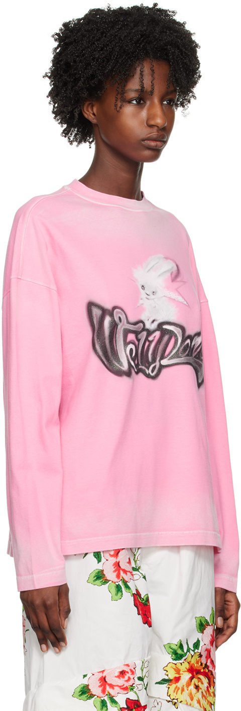 WE11 DONE GRAPHIC-PRINT COTTON SWEATSHIRT