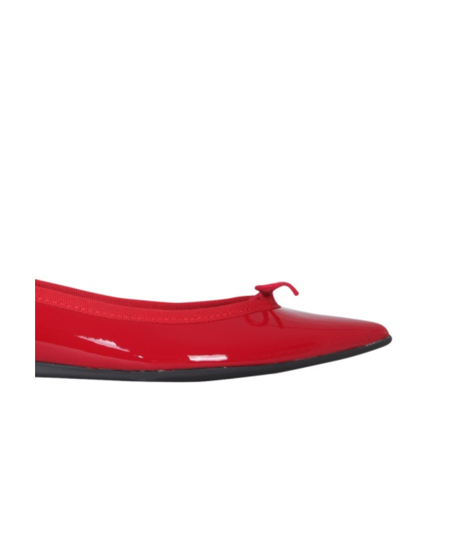 Repetto Red Brigitte Pointy Toe Ballerina Flats In Red