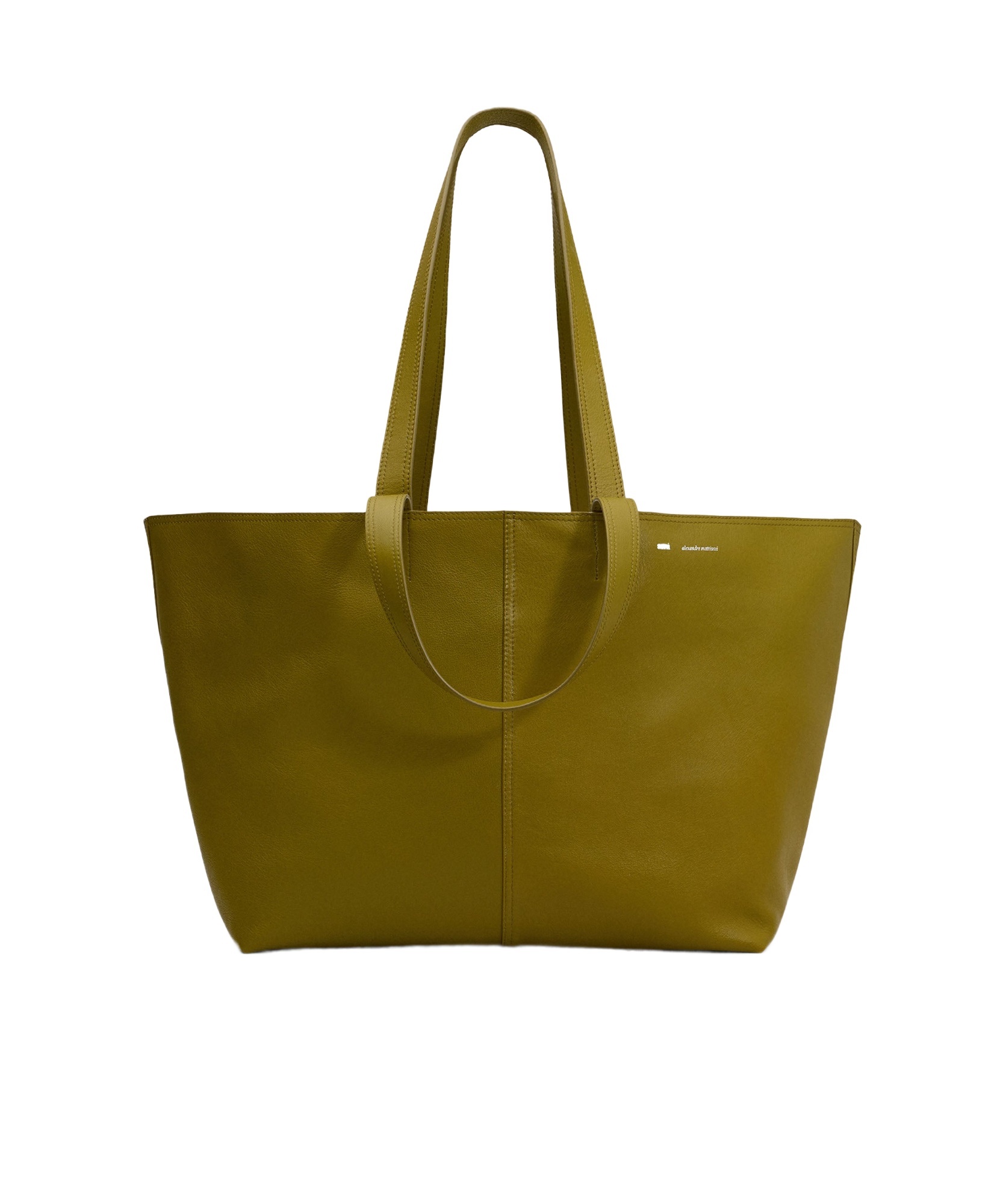 Ami Alexandre Mattiussi Medium One-shoulder Handbag In Brown