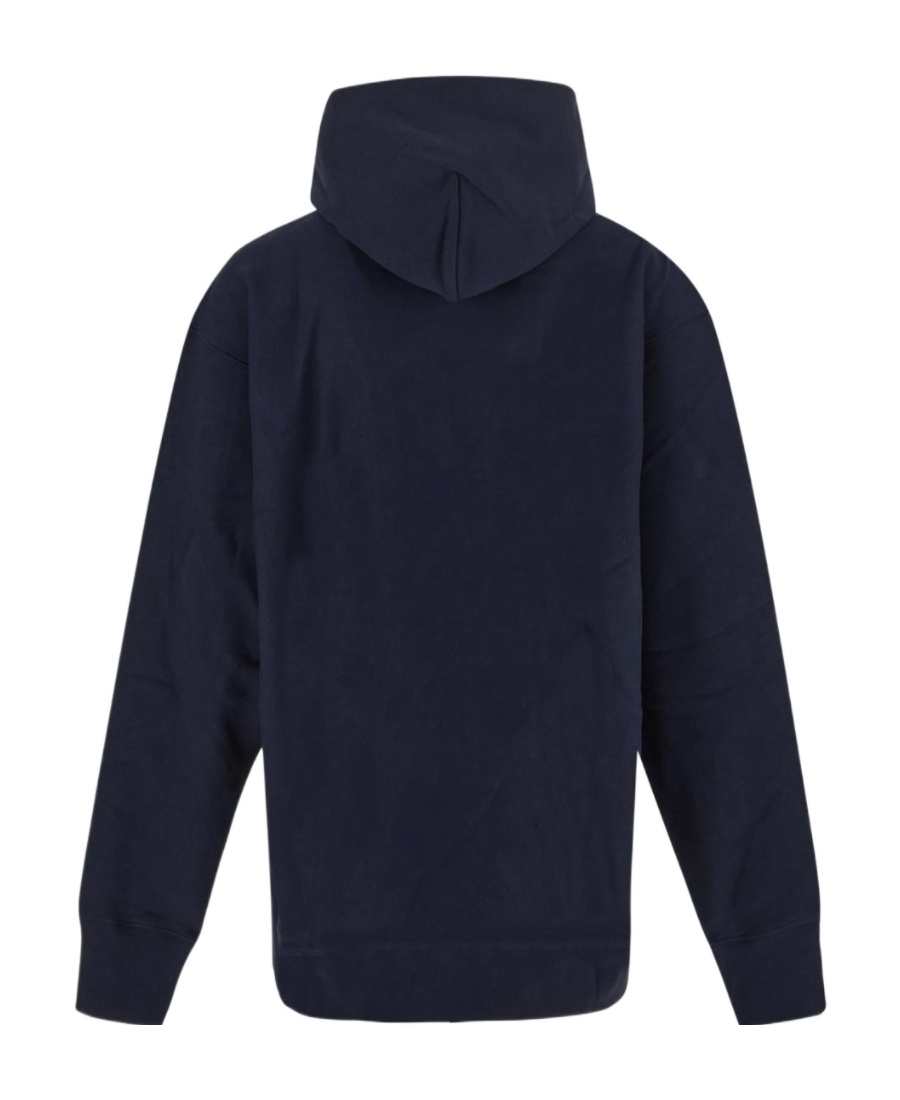 KENZO 'TIGER TAIL K' CREST OVERSIZE HOODED SWEATSHIRT