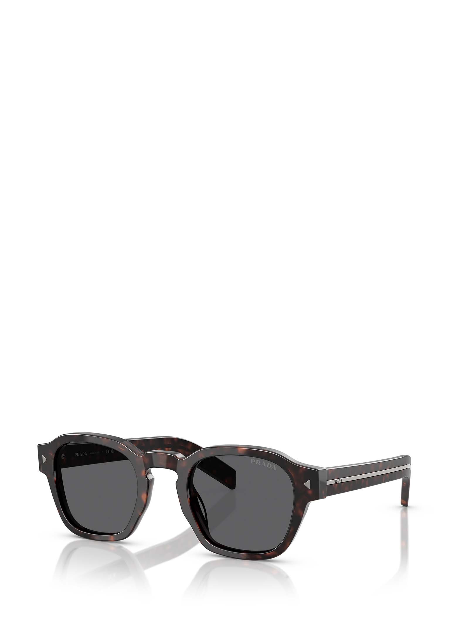 Prada Eyewear Square Frame Sunglasses In Black