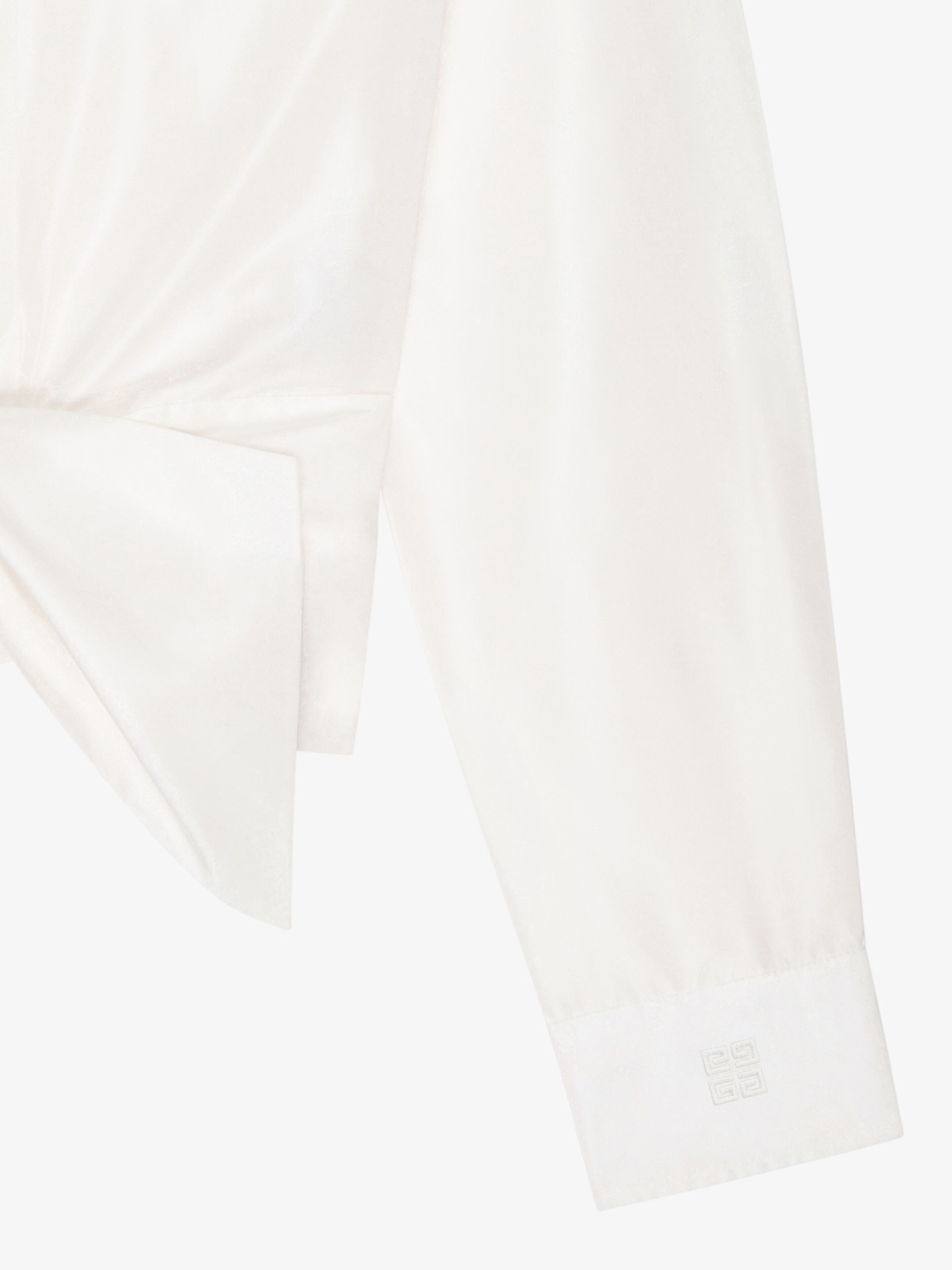 Givenchy Shirt With Bow In Off White