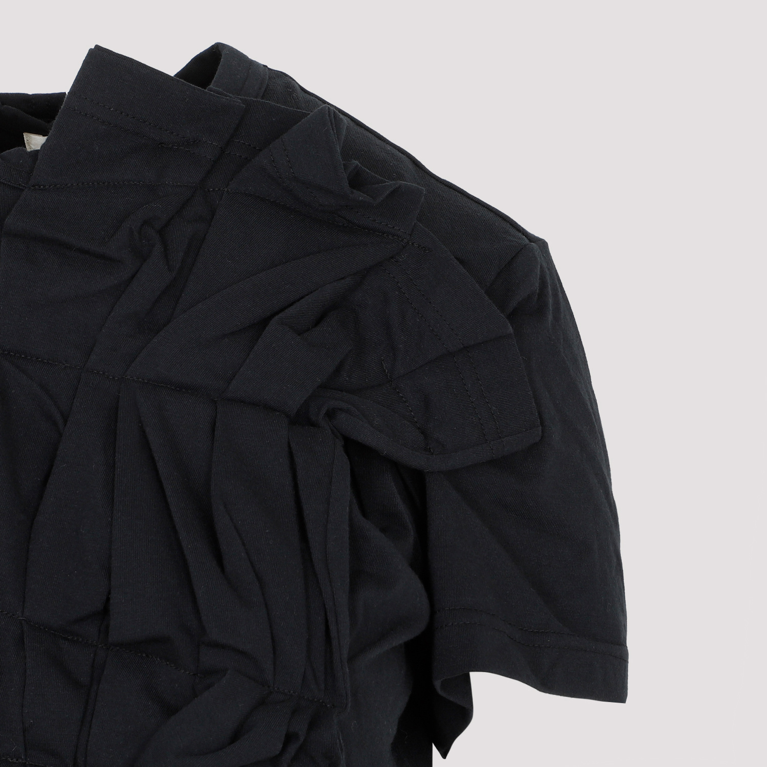 COMME DES GARÇONS RUCHED PANELLED T-SHIRT 