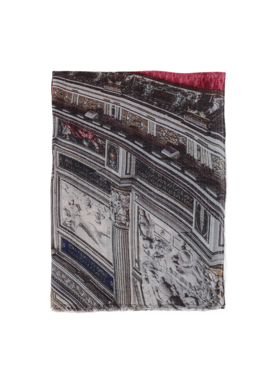 Faliero Sarti Printed Scarf In Black