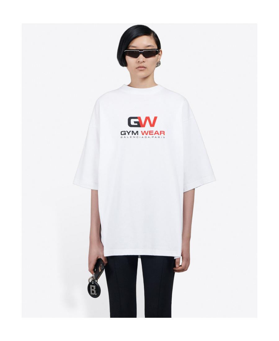 BALENCIAGA GYM WEAR LOGO-PRINT T-SHIRT