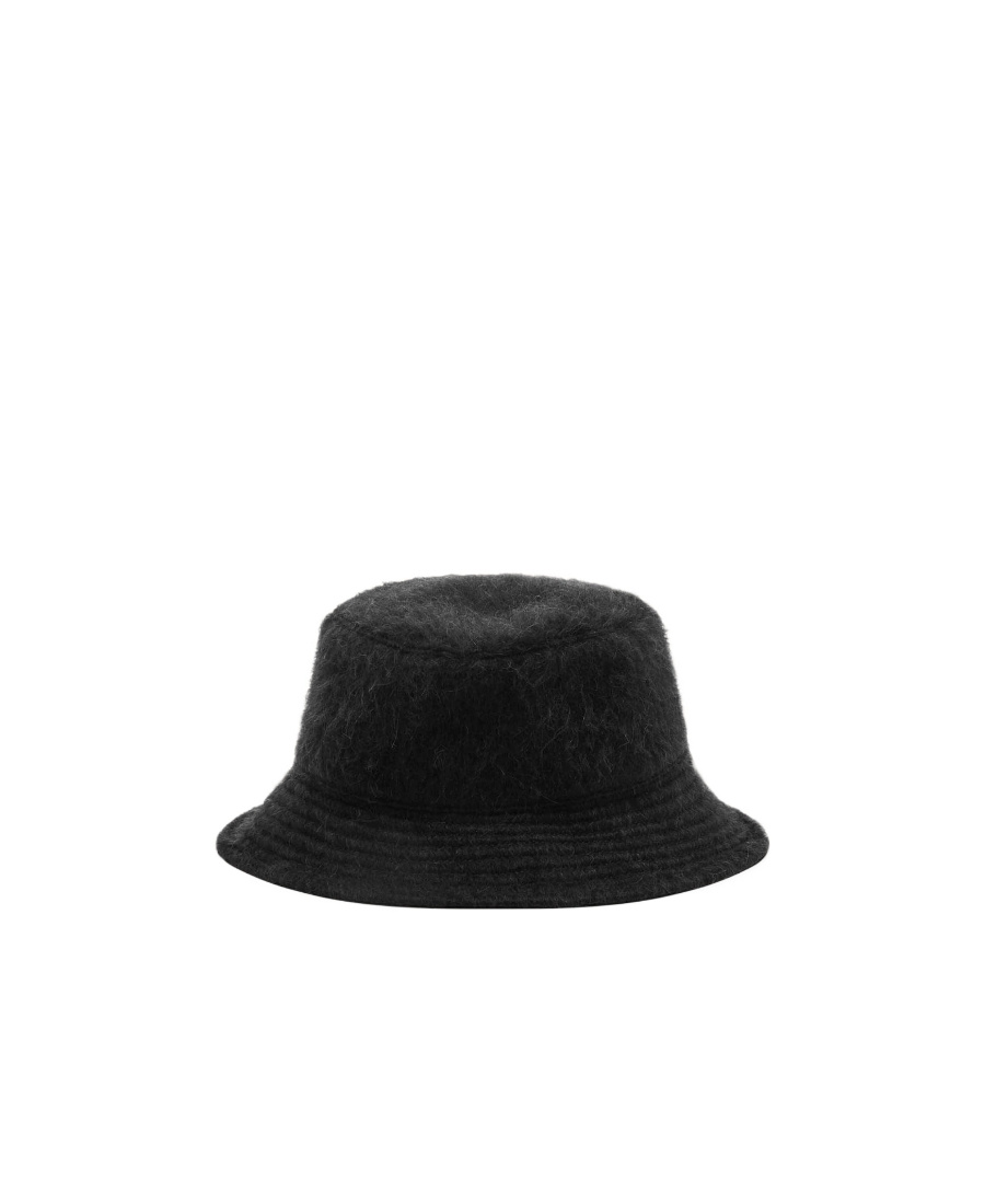 Our Legacy Logo-plaque Bucket Hat In Black