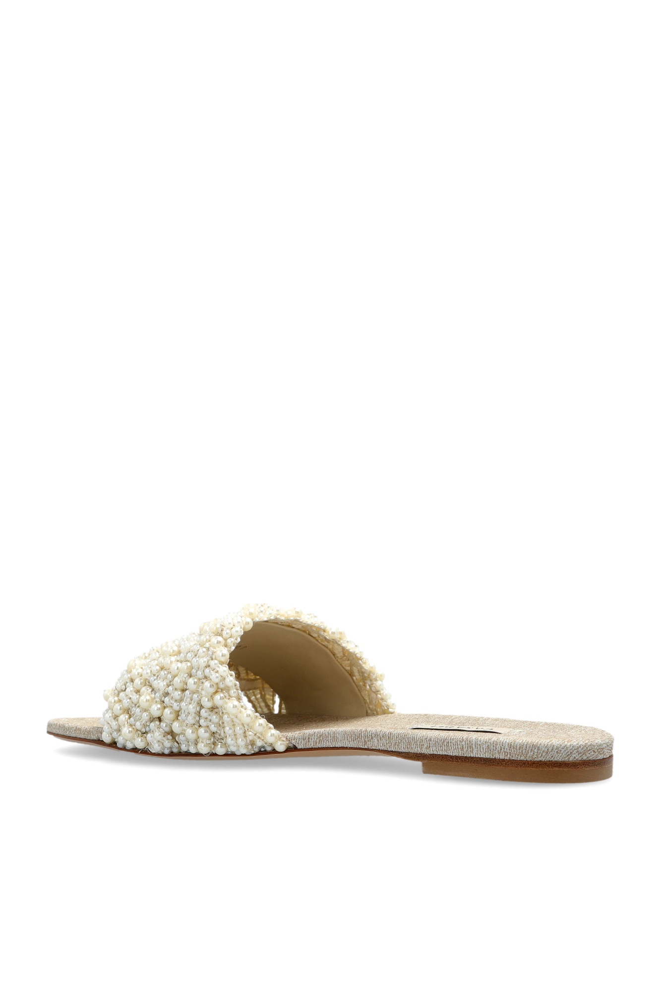 Casadei Pearlsway Flat Shoes In Neutral