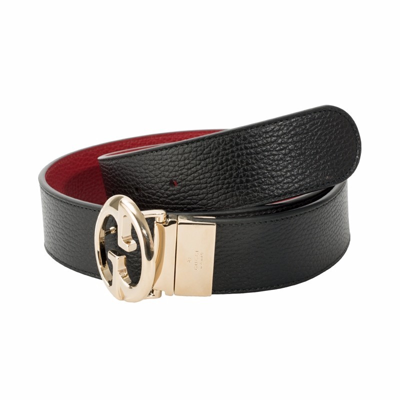 Gucci Metal Buckle Belt In Black