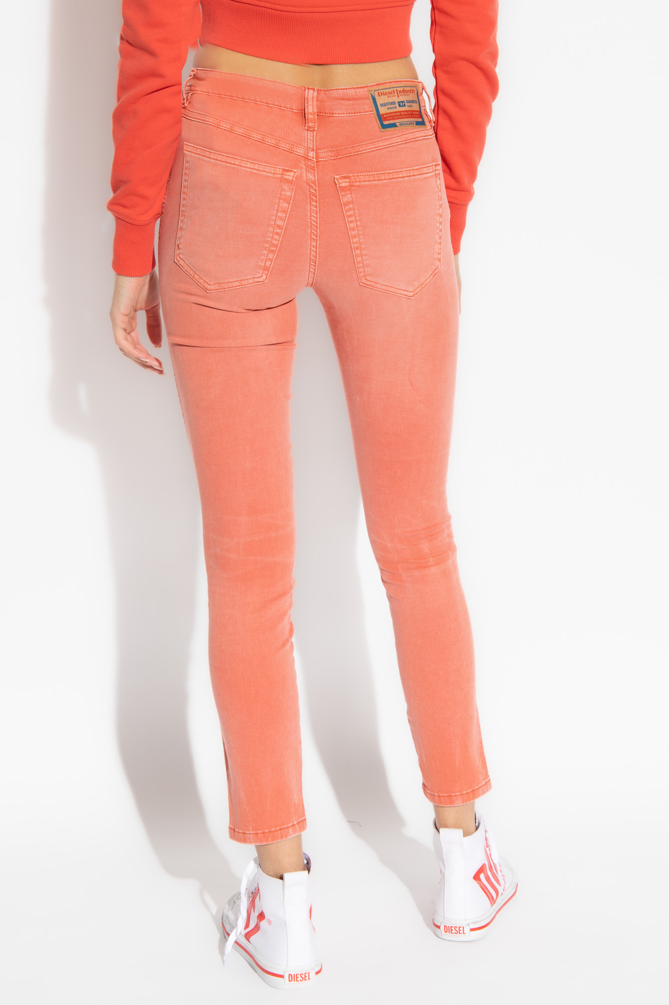 Diesel 2015 Babhila Skinny Jeans In Pink